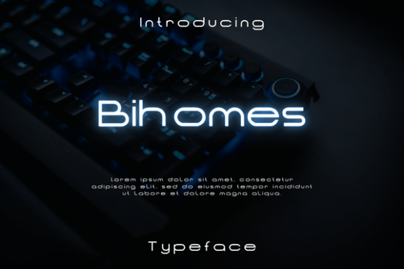 Bihomes Font: Modern Typography for Digital Design