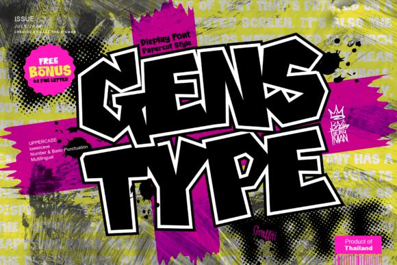 Boost Campaign Impact with Gens Type Display Fonts