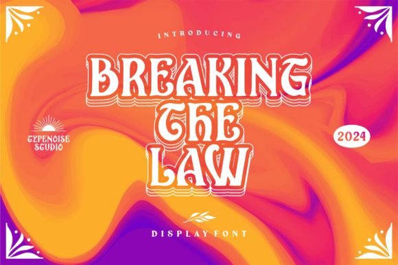 Breaking the Law: A Vintage Display Typeface for Editors
