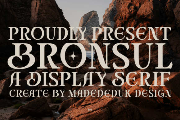Bronsul: A Premium Display Font for Creative Campaigns