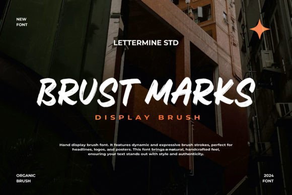 Brust Marks Font for Business Branding