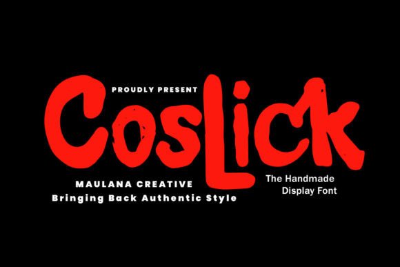 Coslick Font Review: A Charming Display for Creative Projects