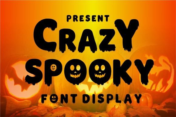 Crazy Spooky Font for Halloween Creations