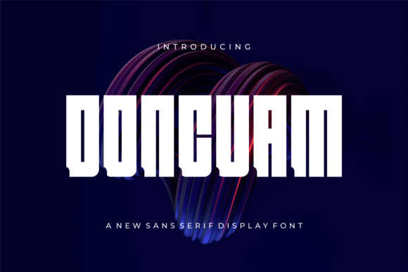 Doncuam: The Bold Display Font for Modern Branding