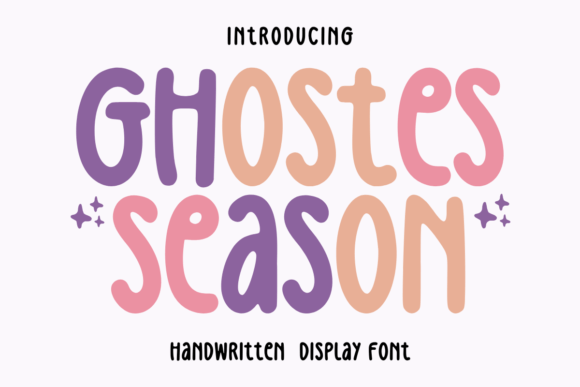 Ghostes Season: A Festive Display Font for Editorial Impact
