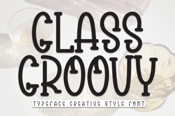 Glass Groovy Font for Business Branding