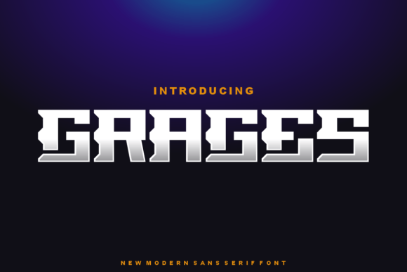 Grages: A Modern Display Font for Handmade Brands