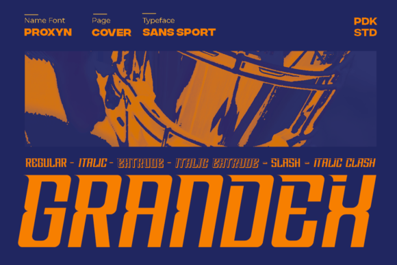 Grandex: A Bold Display Font