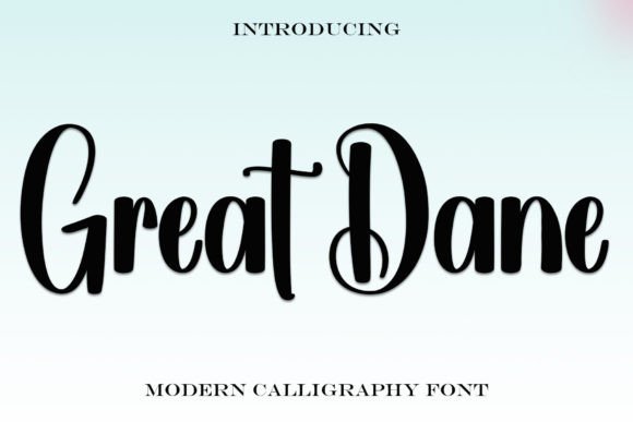 Great Dane Font for Festive Branding
