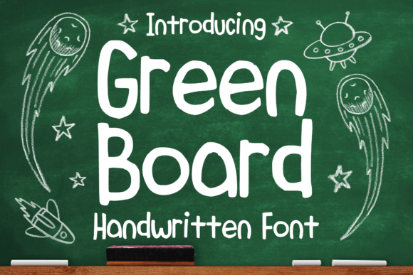Green Board: The Playful Display Font for Makers