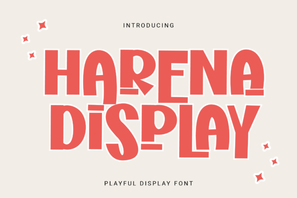 Harena: A Playful Display Font
