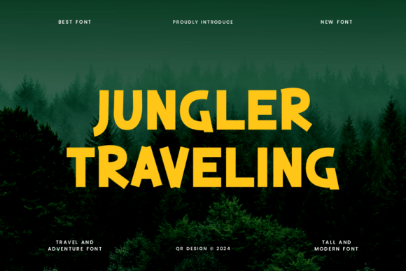 Jungler Traveling: The Bold Display Font for Makers