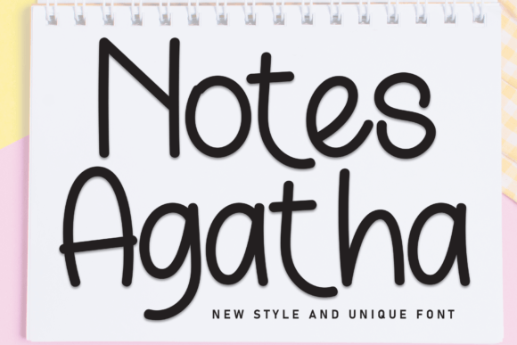 Notes Agatha Font Review