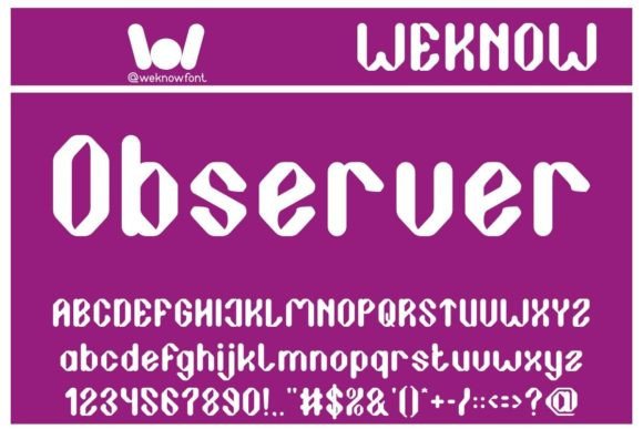 Observer Font Review
