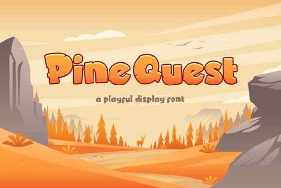 Pine Quest Font for Web Design