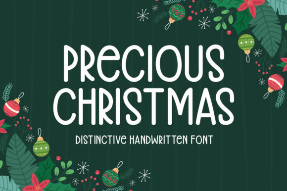 Precious Christmas Font