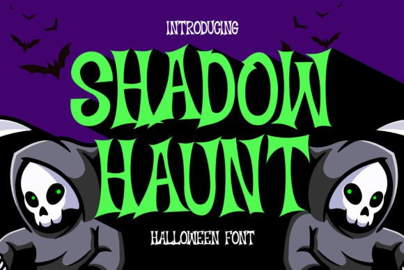 Shadow Haunt: A Slim Display Font for Halloween Campaigns