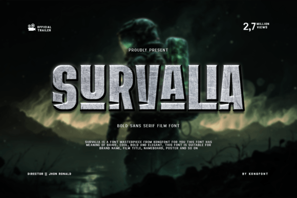 Survalia: Bold Typography for Impactful Design