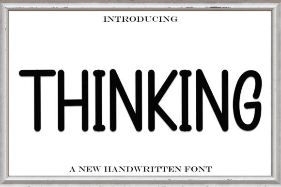 Thinking: A Festive Display Font for Holiday Branding