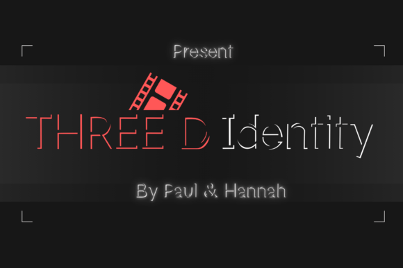 Three D Identity Font