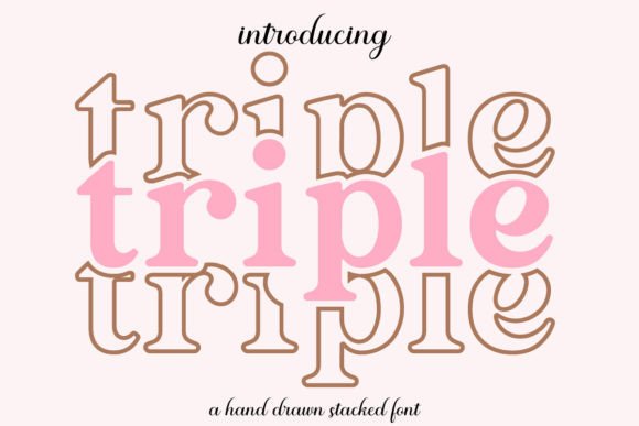 Tripletext: A Font for Business Brilliance