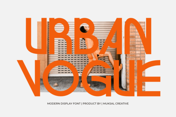 Urban Vogue: The Ultimate Modern Display Font for Designers