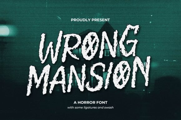 Using Wrong Mansion Font for Spooky Web Design